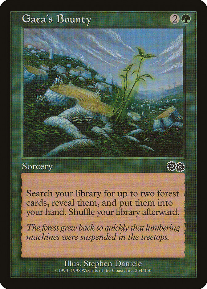 Gaea's Bounty (Urza's Saga)