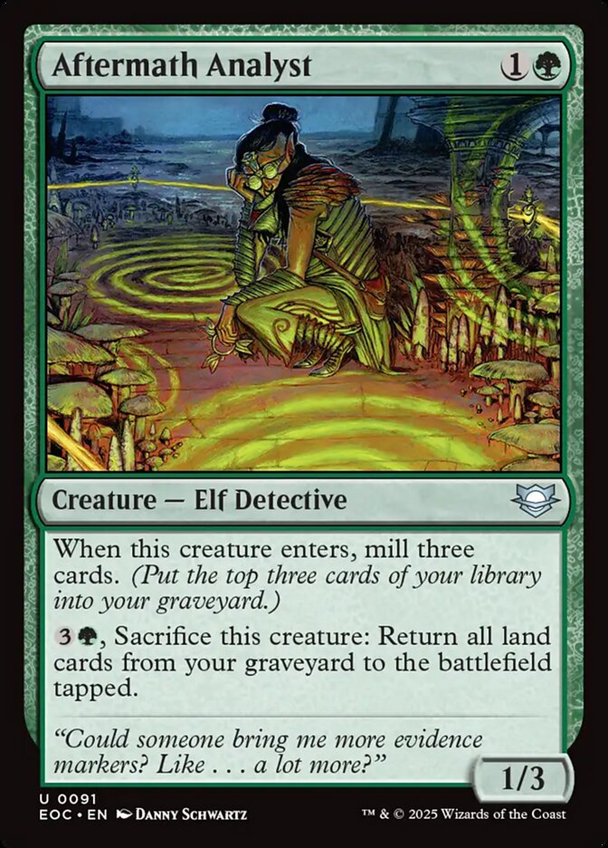 Aftermath Analyst (Edge of Eternities Commander)