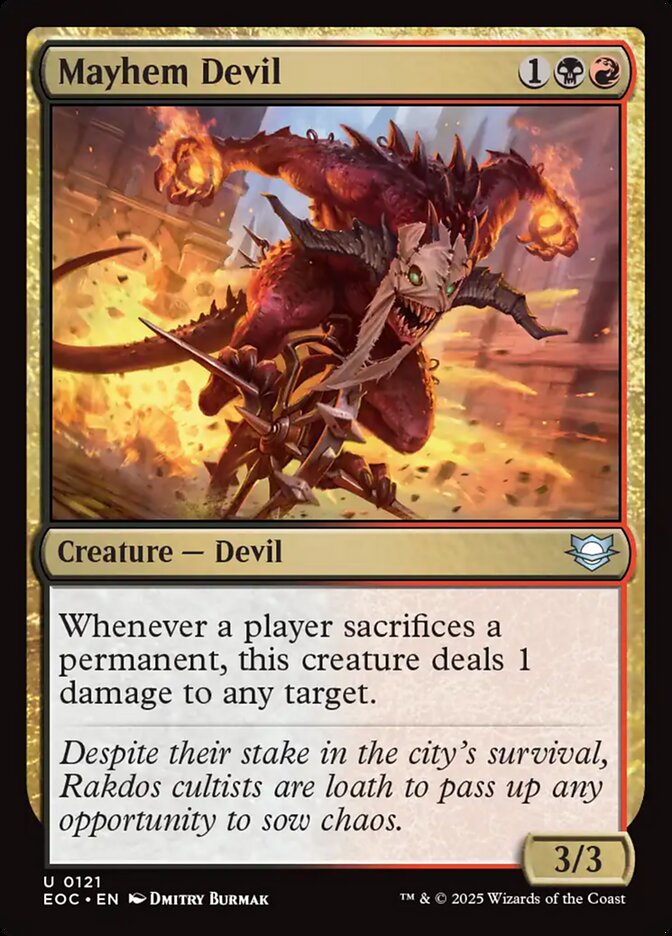 Mayhem Devil (Edge of Eternities Commander)