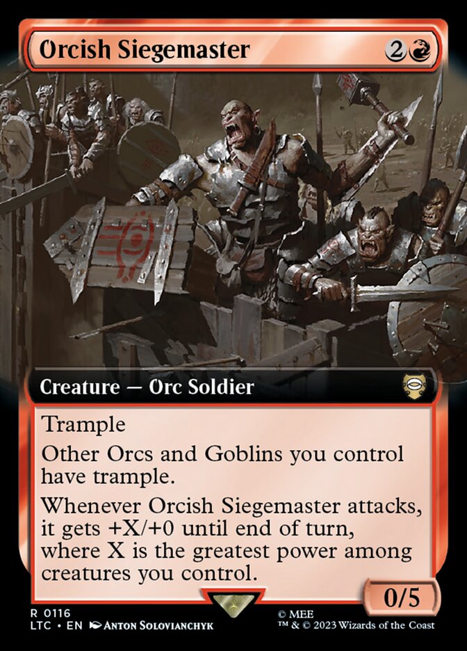 Orcish Siegemaster (Tales of Middle-earth Commander)