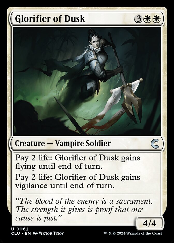 Glorifier of Dusk (Ravnica: Clue Edition)
