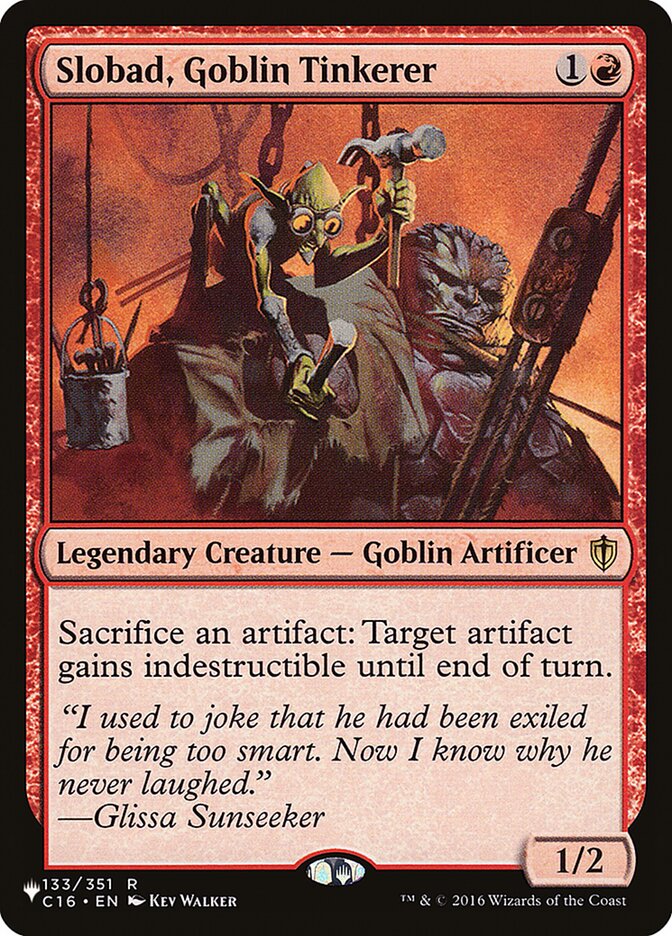 Slobad, Goblin Tinkerer (The List)