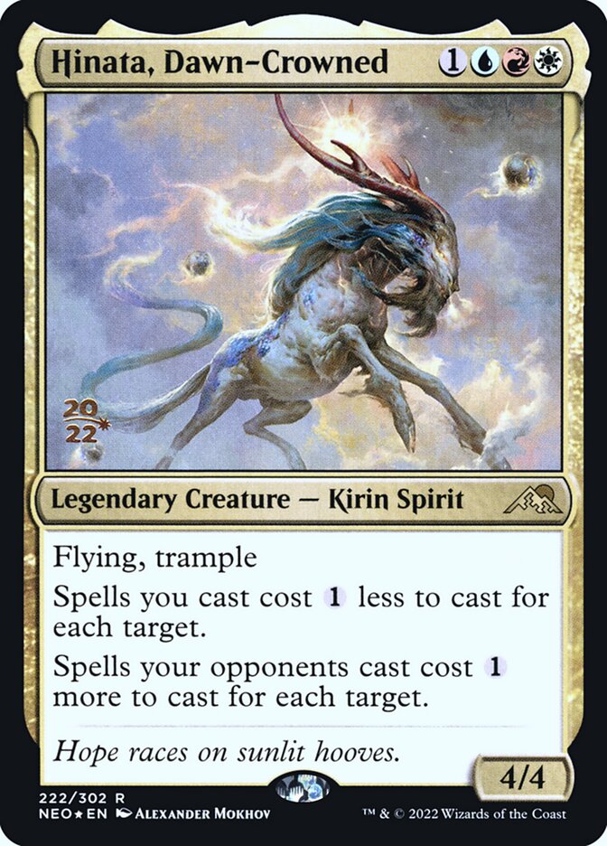 Hinata, Dawn-Crowned (Kamigawa: Neon Dynasty Promos)