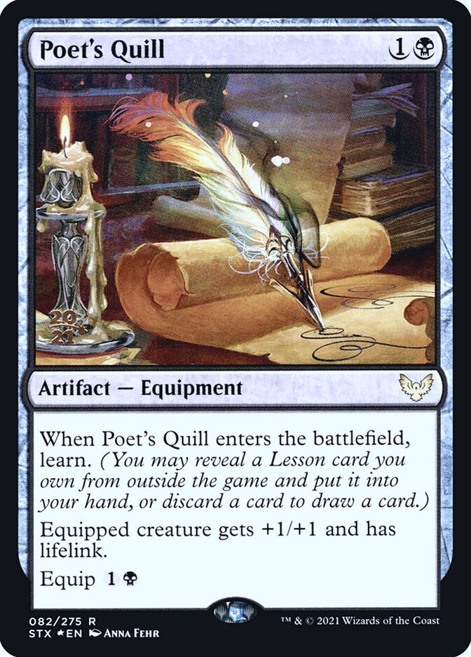 Poet's Quill (Strixhaven: School of Mages Promos)