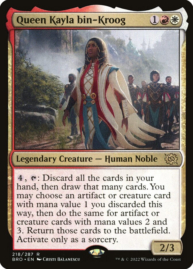 Queen Kayla bin-Kroog (The Brothers' War)