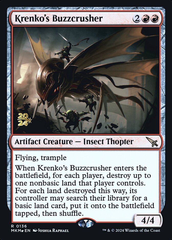 Krenko's Buzzcrusher (Murders at Karlov Manor Promos)