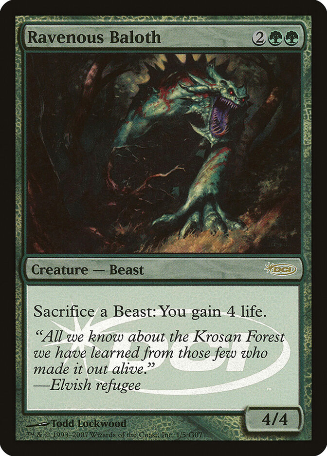 Ravenous Baloth (Judge Gift Cards 2007)