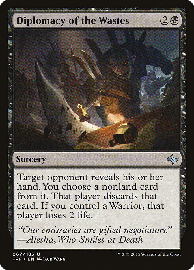 Diplomacy of the Wastes (Fate Reforged)