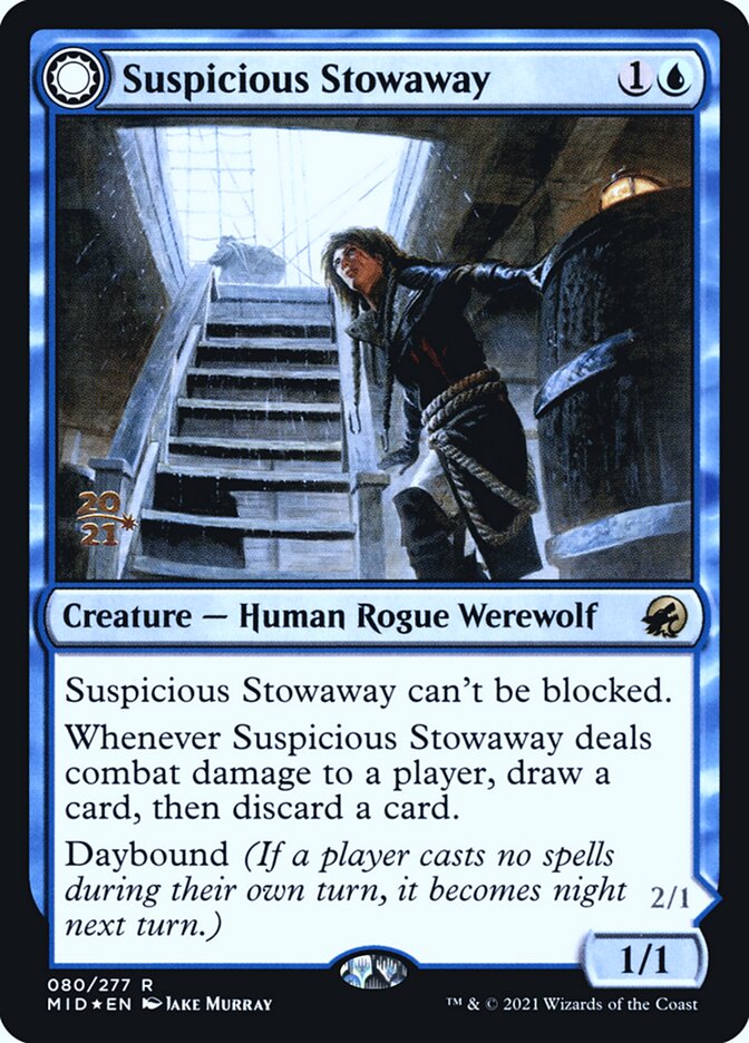 Suspicious Stowaway (Innistrad: Midnight Hunt Promos)
