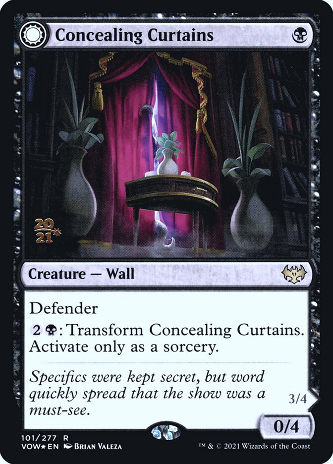Concealing Curtains (Innistrad: Crimson Vow Promos)