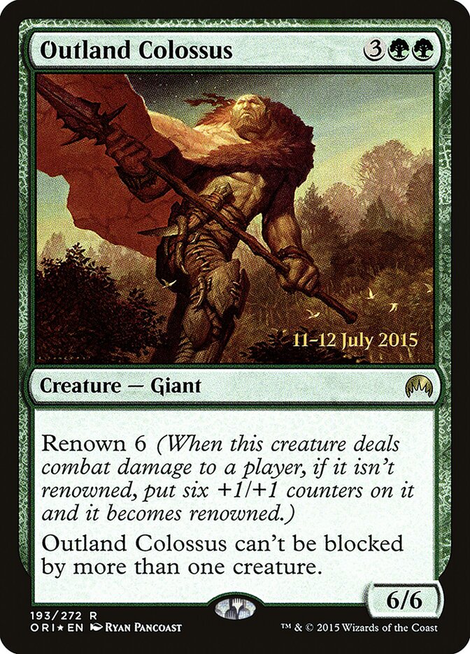 Outland Colossus (Magic Origins Promos)