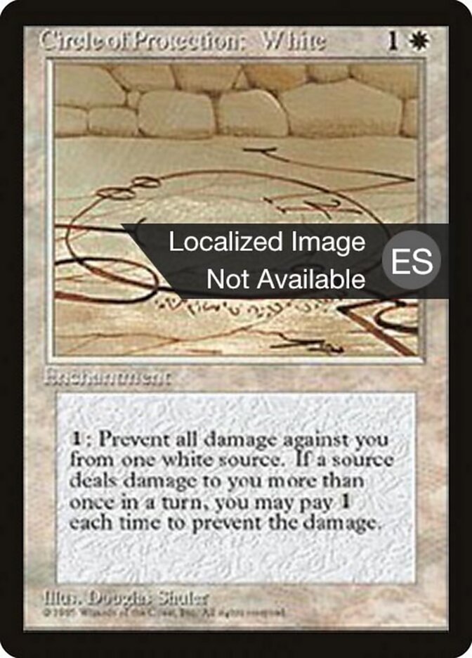 Circle of Protection: White (Fourth Edition Foreign Black Border)