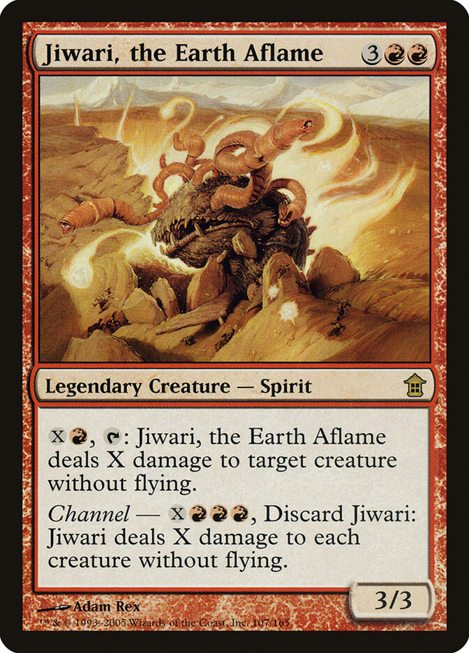 Jiwari, the Earth Aflame (Saviors of Kamigawa)