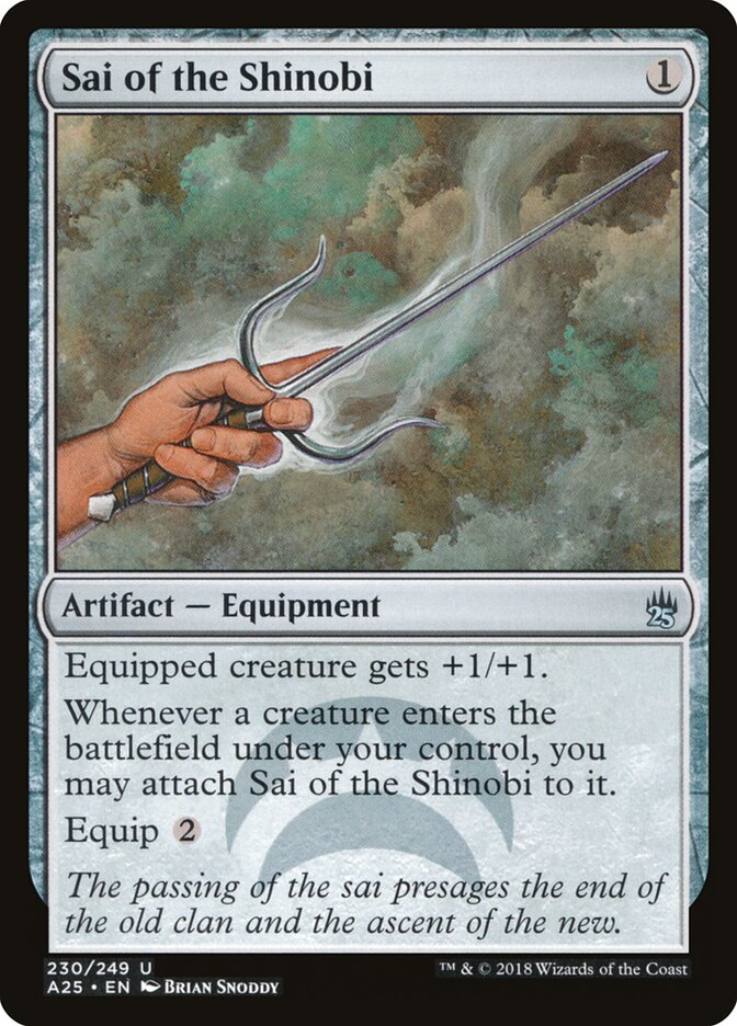 Sai of the Shinobi (Masters 25)