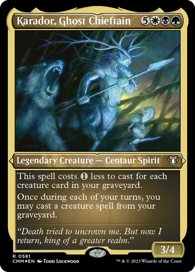Karador, Ghost Chieftain (Commander Masters)
