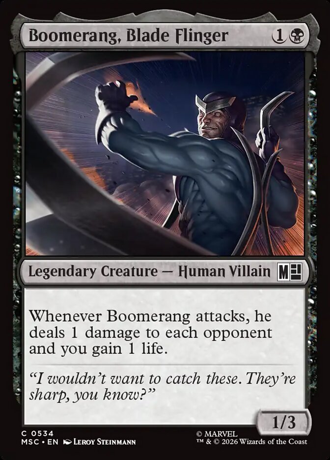 Boomerang, Blade Flinger (Marvel Super Heroes Commander)