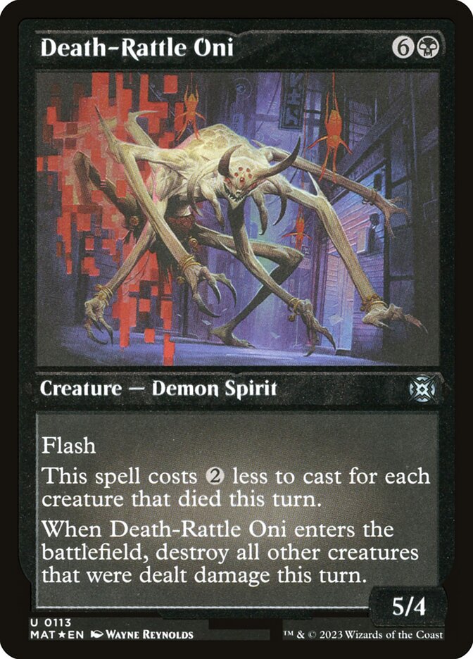 Death-Rattle Oni (March of the Machine: The Aftermath)