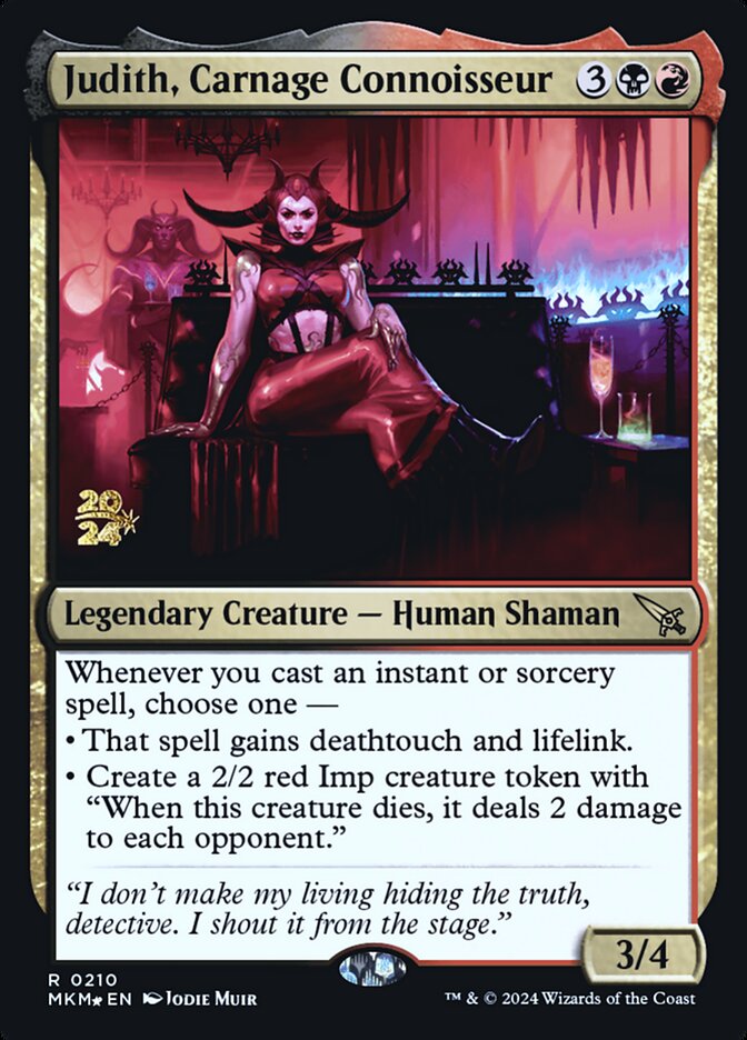 Judith, Carnage Connoisseur (Murders at Karlov Manor Promos)