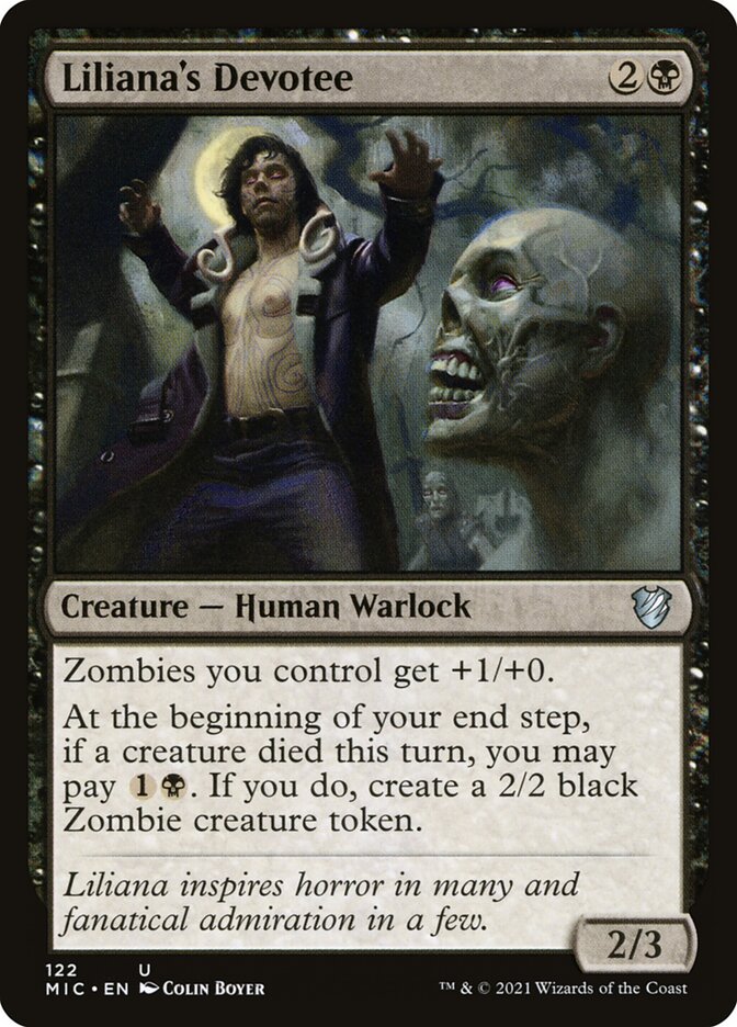 Liliana's Devotee (Midnight Hunt Commander)