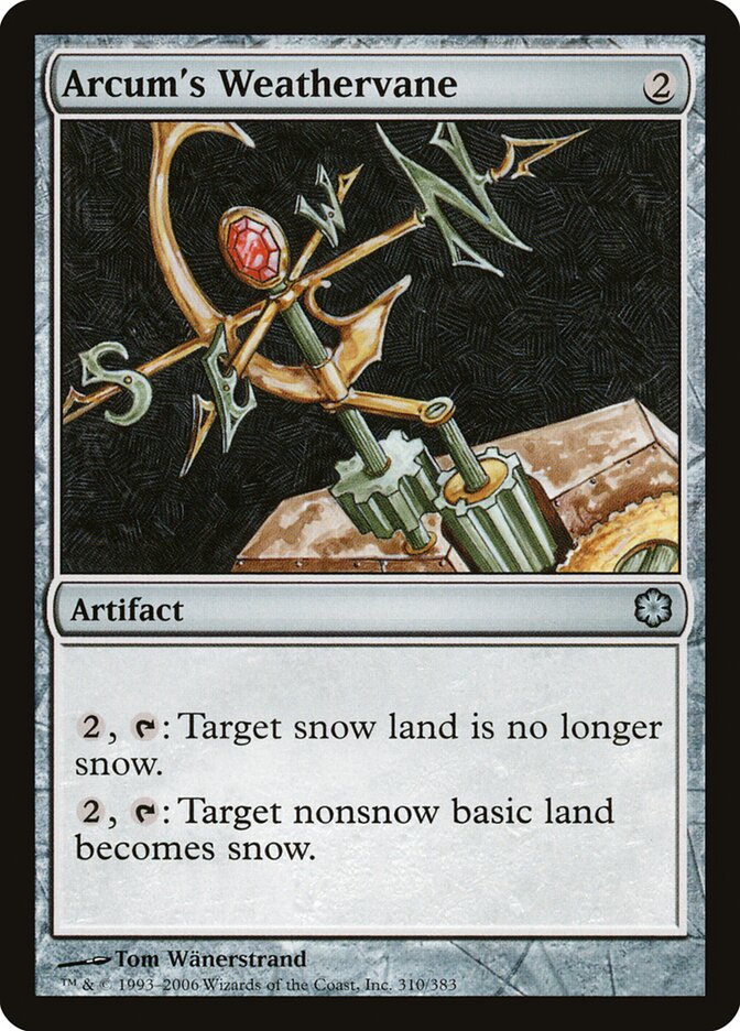 Arcum's Weathervane (Coldsnap Theme Decks)