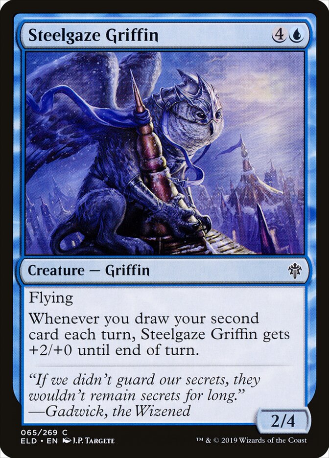 Steelgaze Griffin (Throne of Eldraine)