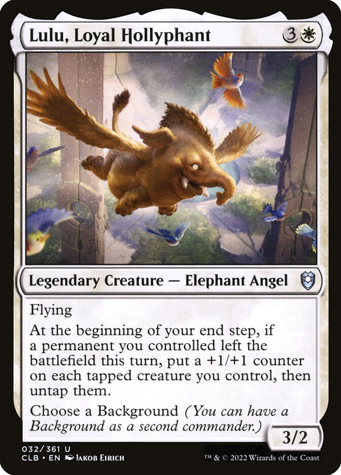 Lulu, Loyal Hollyphant (Commander Legends: Battle for Baldur's Gate)