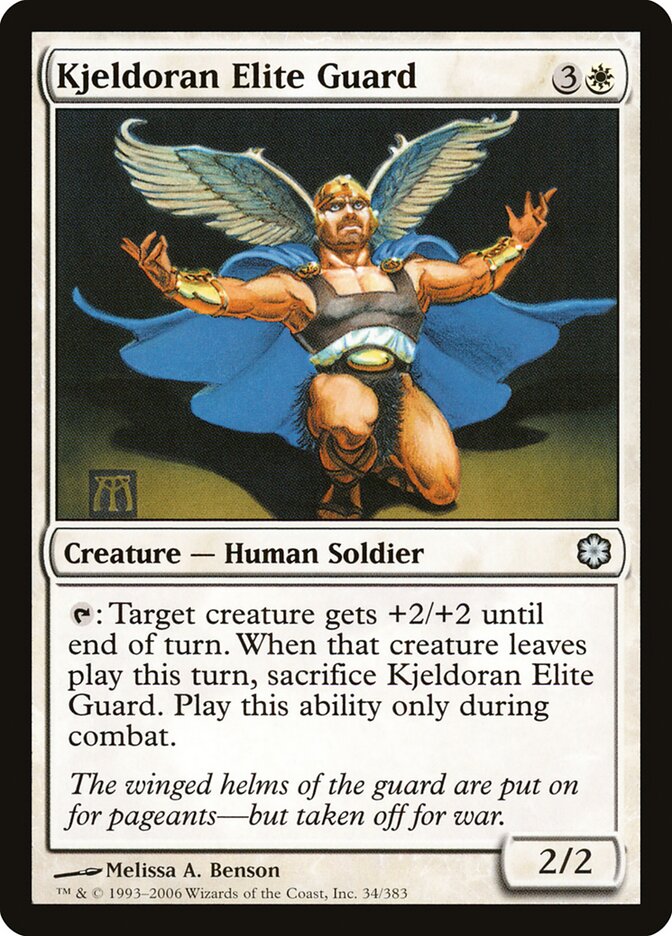 Kjeldoran Elite Guard (Coldsnap Theme Decks)