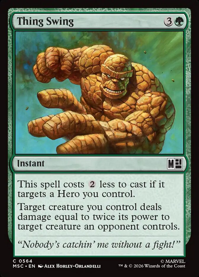 Thing Swing (Marvel Super Heroes Commander)