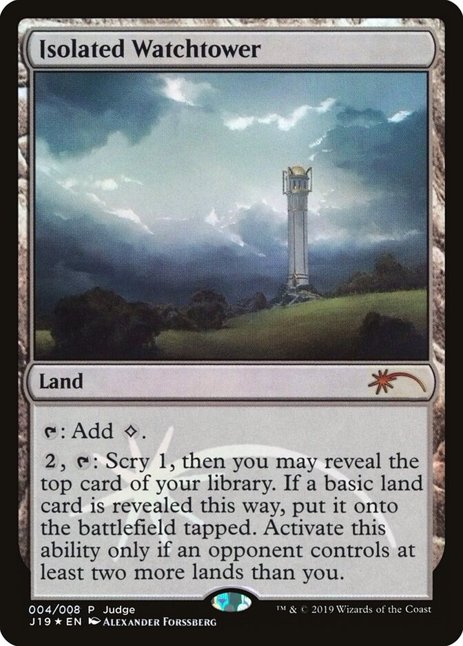 Isolated Watchtower (Judge Gift Cards 2019)