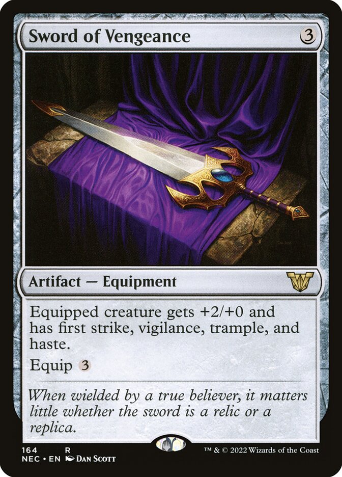 Sword of Vengeance (Neon Dynasty Commander)