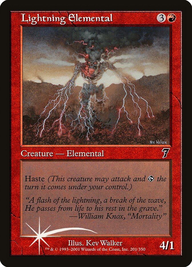 Lightning Elemental (Seventh Edition)