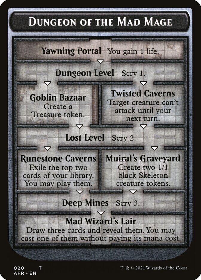 Dungeon of the Mad Mage (Adventures in the Forgotten Realms Tokens)