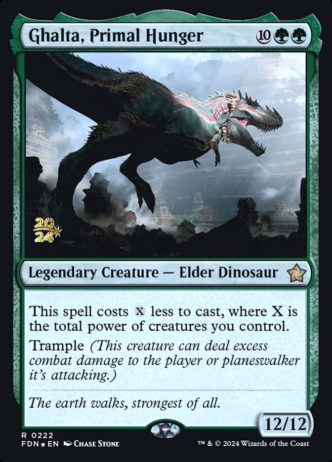 Ghalta, Primal Hunger (Foundations Promos)