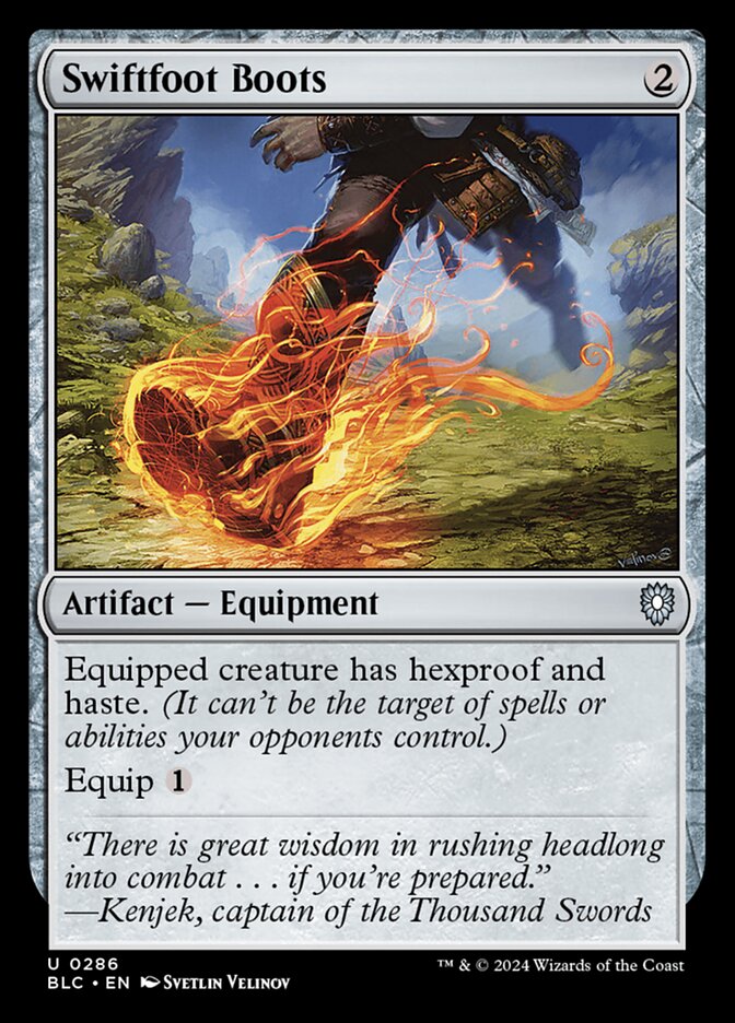 Swiftfoot Boots (Bloomburrow Commander)