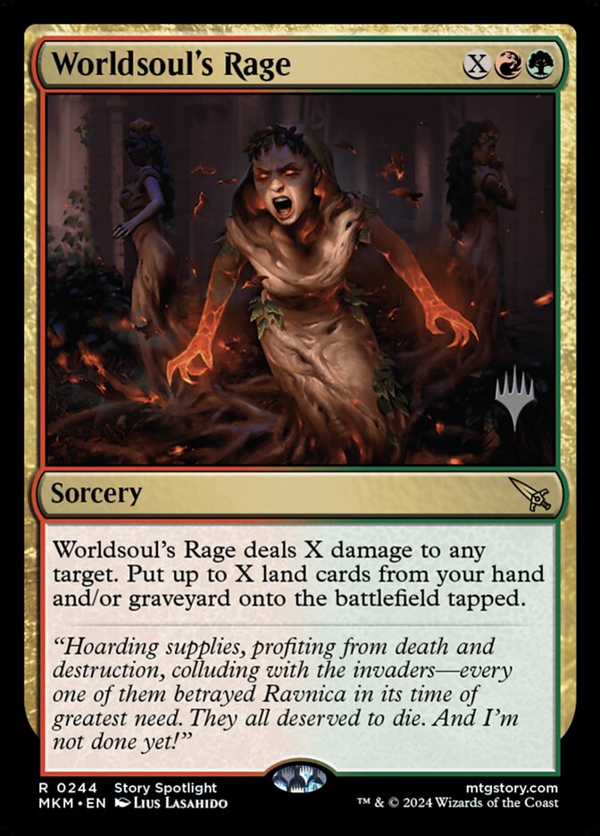 Worldsoul's Rage (Murders at Karlov Manor Promos)