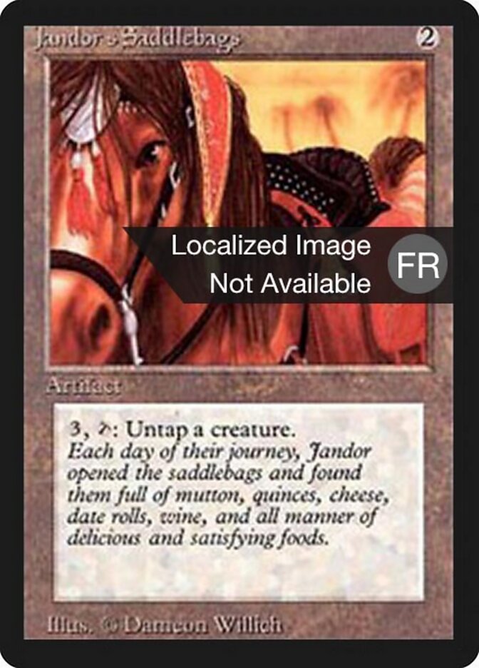 Jandor's Saddlebags (Foreign Black Border)