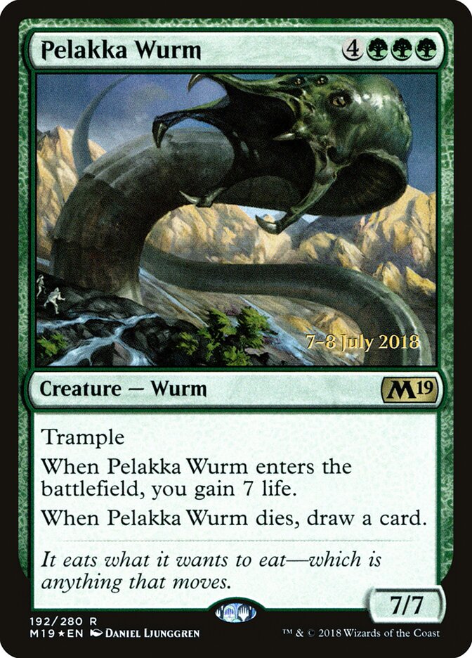 Pelakka Wurm (Core Set 2019 Promos)