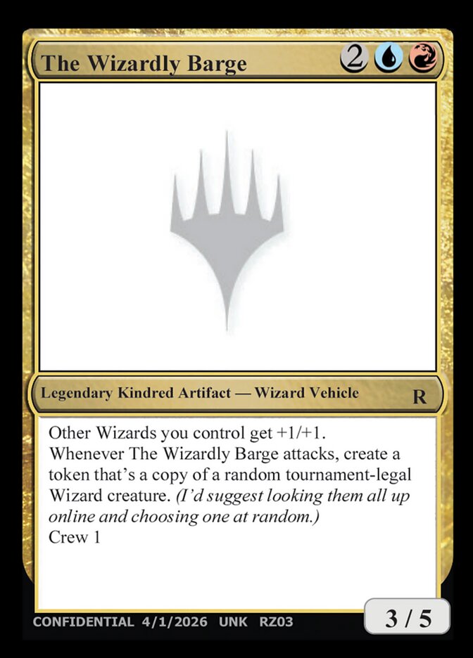 The Wizardly Barge (Unknown Event)