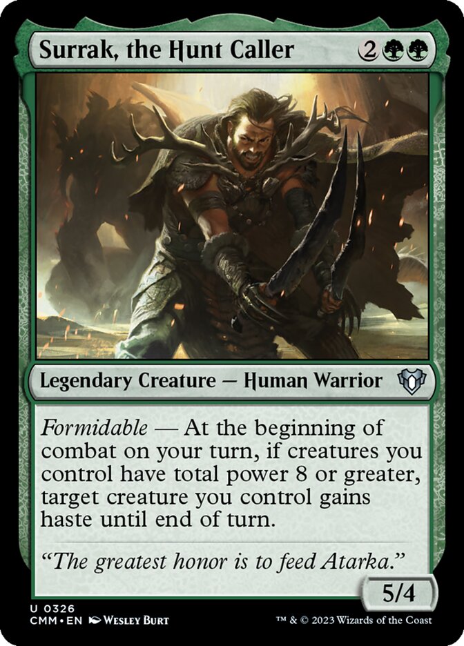 Surrak, the Hunt Caller (Commander Masters)
