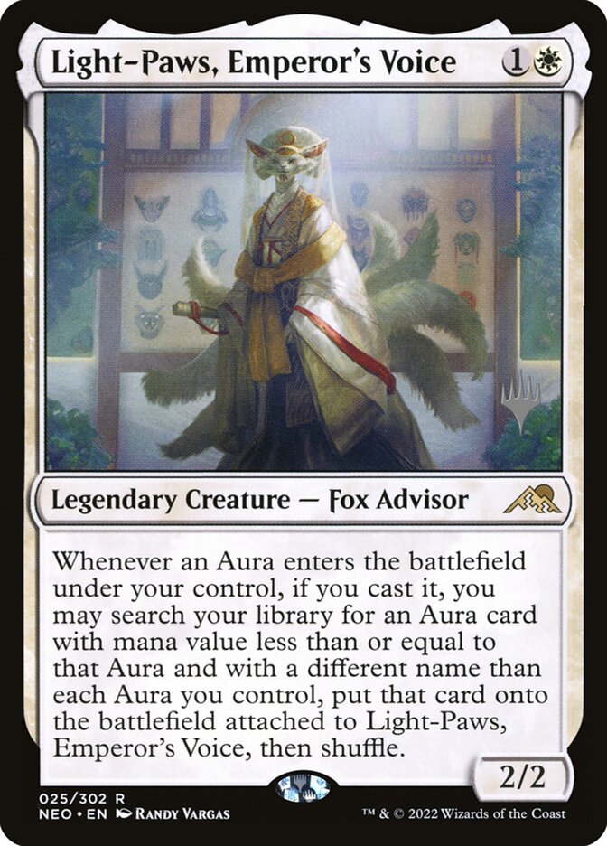 Light-Paws, Emperor's Voice (Kamigawa: Neon Dynasty Promos)