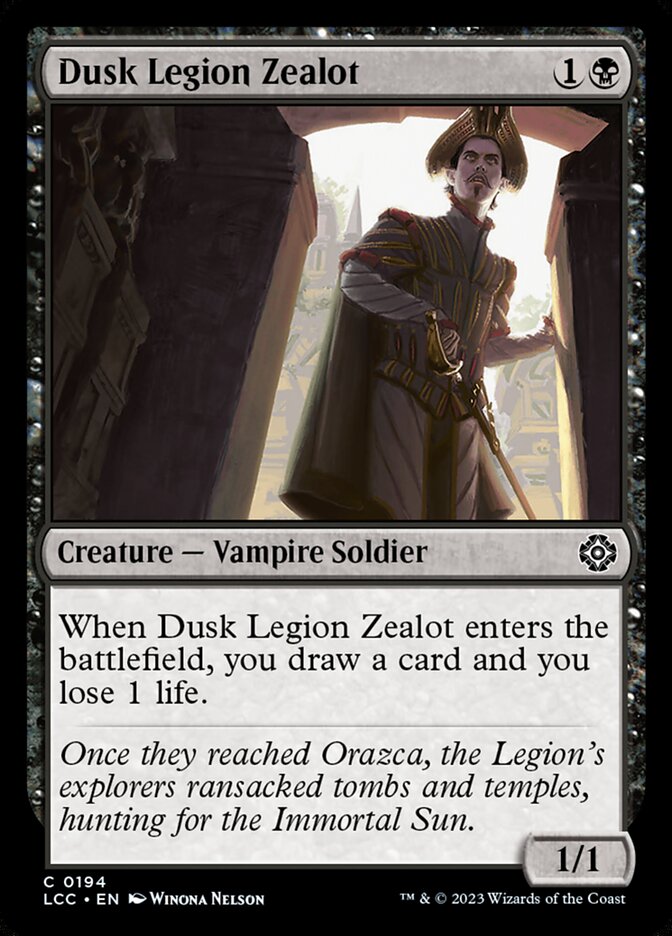 Dusk Legion Zealot (The Lost Caverns of Ixalan Commander)