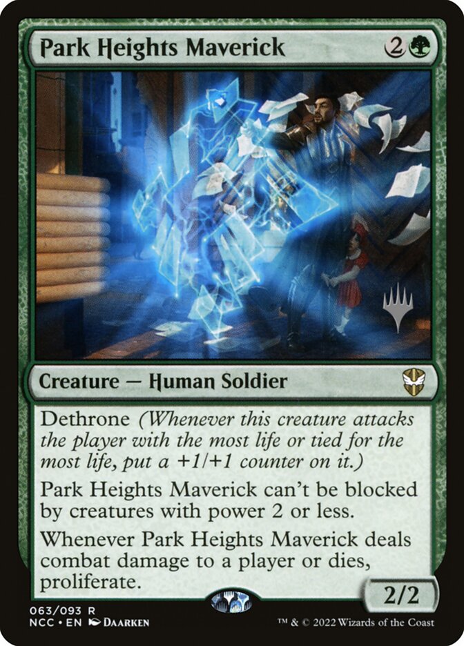 Park Heights Maverick (New Capenna Commander Promos)