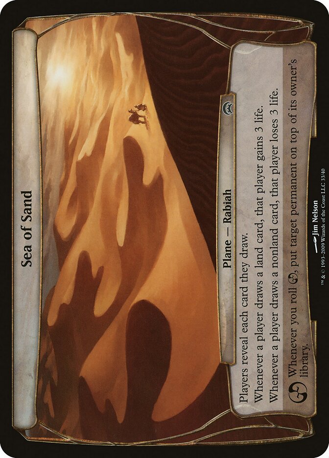 Sea of Sand (Planechase Planes)