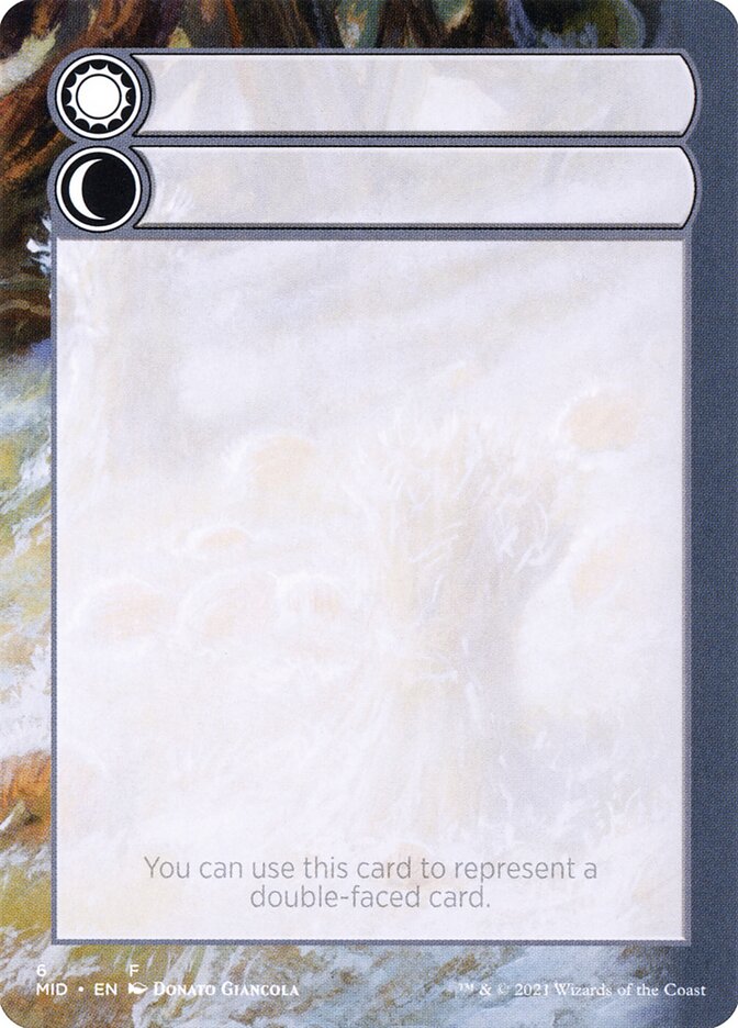 Double-Faced Substitute Card (Innistrad: Midnight Hunt Substitute Cards)