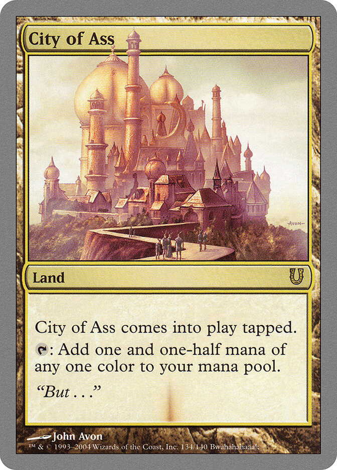 City of Ass (Unhinged)