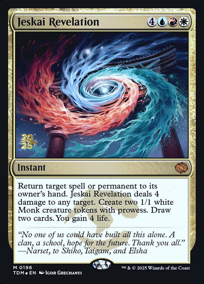 Jeskai Revelation (Tarkir: Dragonstorm Promos)