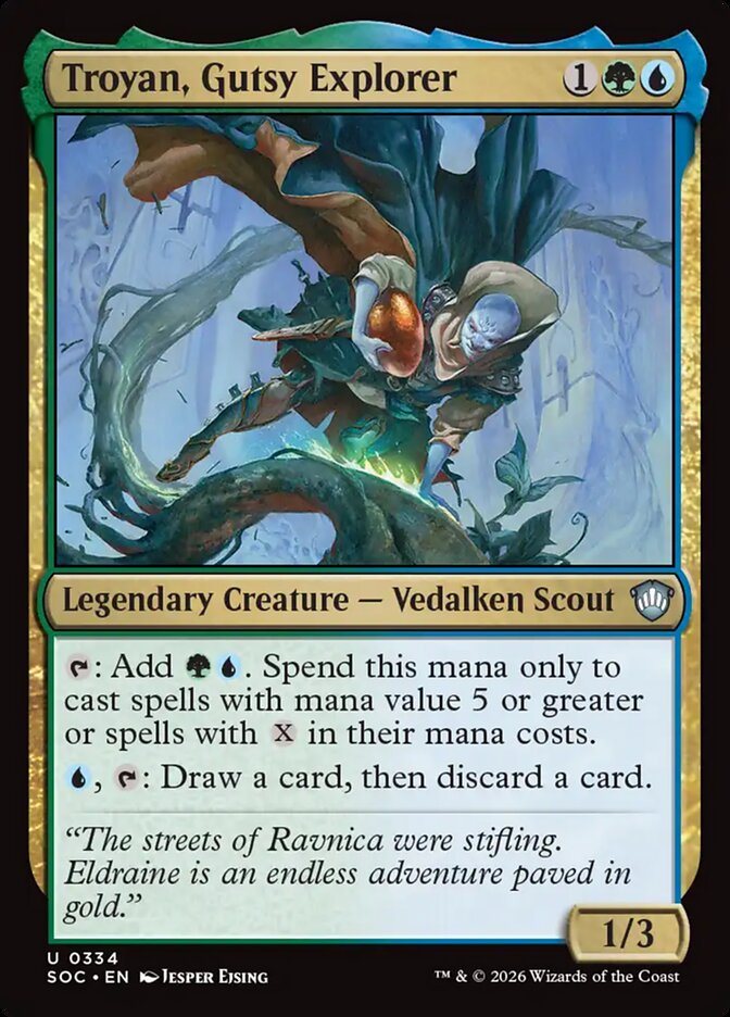 Troyan, Gutsy Explorer (Secrets of Strixhaven Commander)