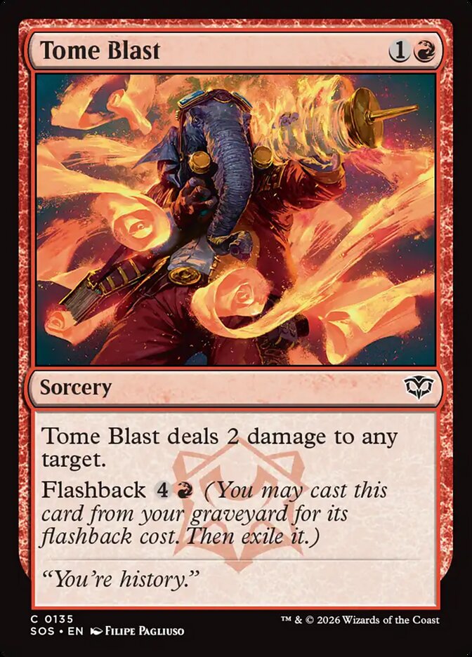Tome Blast (Secrets of Strixhaven)
