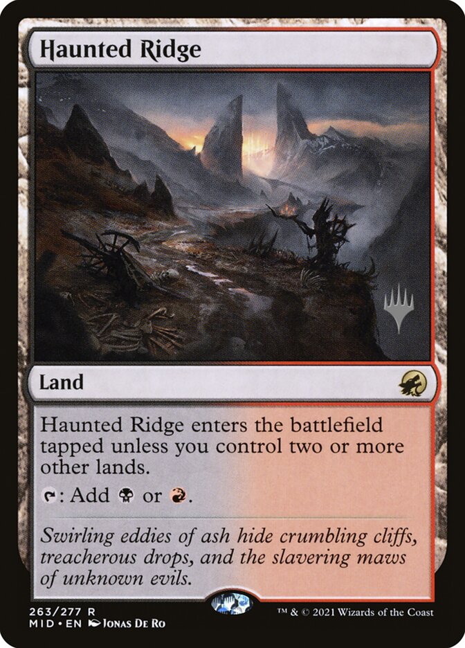 Haunted Ridge (Innistrad: Midnight Hunt Promos)