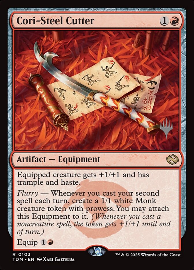 Cori-Steel Cutter (Tarkir: Dragonstorm Promos)